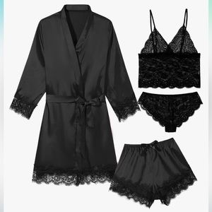 4 piece pajama set
